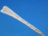 Lap Over Edge Acid Etched by Tiffany Sterling Silver Teaspoon Flax Flower 6"