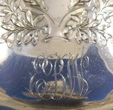 Du Barry by Durgin Sterling Silver Unique Candy Dish with Handle 4" X 3"