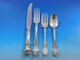 Violet by Wallace Sterling Silver Flatware Service for 12 Set 64 pcs no monogram