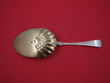 Norwood by Towle Silverplate Cake Server AC GW brite-cut w/ poinsettia 9 1/4"