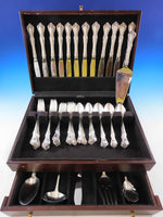 Rose Cascade by Reed & Barton Sterling Silver Flatware Service 12 Set 67 pieces