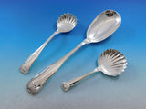 King by Kirk Stieff Sterling Silver Flatware Set Service 110 Pieces Shell Motif