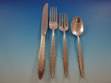 Lace Point by Lunt Sterling Silver Flatware Set For 8 Service 37 Pieces