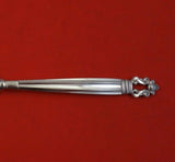Acorn by Georg Jensen Sterling Silver Tomato Serving Fork Hammered with Flower