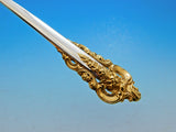 Grande Baroque Gold Accent by Wallace Sterling Silver Flatware for 12 Set 65 pc