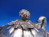 Edward Barnard English Georgian Sterling Silver Tea Set 4pc 3-D Gourds (#7502)