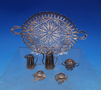 Filigree by Unknown Sterling Silver Doll House Miniature Tea Set 6pc (#6892)