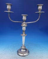 Gadroon Silverplate Candelabra 18" x 13" (#5605)