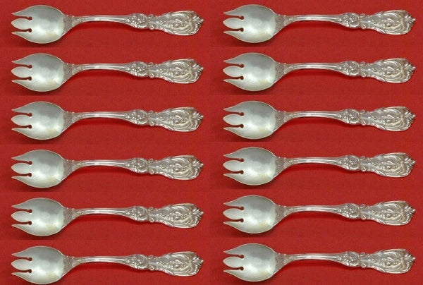 Francis I by Reed and Barton New Script Sterling Ice Cream Fork Custom Set 12pc