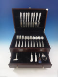 Repousse by Kirk Sterling Silver Flatware Set For 8 Service 43 Pieces