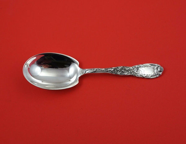 Chrysanthemum by Tiffany and Co Sterling Silver Preserve Spoon  7 5/8"