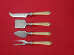 Mary II by Lunt Sterling Silver Cheese Serving Set 4 Piece HHWS Custom