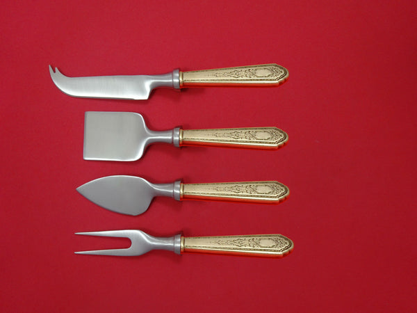 Mary II by Lunt Sterling Silver Cheese Serving Set 4 Piece HHWS Custom