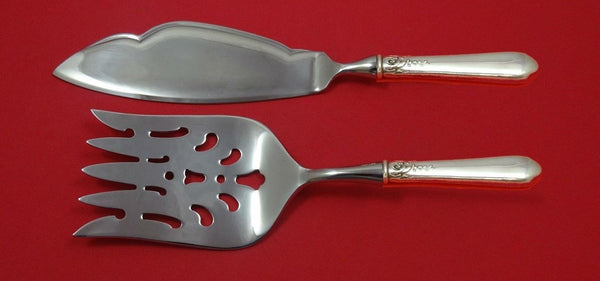 Nellie Custis by Lunt Sterling Silver Fish Serving Set 2 Piece Custom HHWS