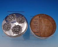 Chrysanthemum by Shreve Sterling Silver Jewelry Case Rounded 1 3/4" x 5" (#7913)