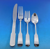 Old English Tipt by Gorham Sterling Silver Flatware Set 8 Service 37 Pcs Dinner