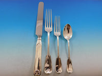 Palm by Tiffany & Co Sterling Silver Flatware Service for 12 Set 75 pcs Dinner