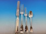 Palm by Tiffany & Co Sterling Silver Flatware Service for 12 Set 75 pcs Dinner