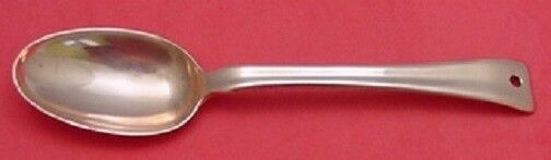 Lap Over Edge Plain by Tiffany Serving Spoon Lap Over Back Rare, Copper 8 7/8"