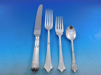 Albany by Arthur Price Silverplated Flatware Set Service for 8 Dinner 90 pieces