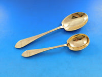 Faneuil Gold by Tifffany Sterling Silver Flatware Set Service Vermeil 133 pc Din