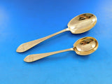 Faneuil Gold by Tifffany Sterling Silver Flatware Set Service Vermeil 133 pc Din