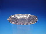 Belgian Silver Wolfers Brothers Art Nouveau Chased Flowers Plate (#4319)