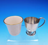 La Paglia by International Sterling Silver Demitasse Cup #118 Lenox Liner #3427