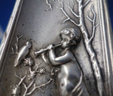 Nursery Rhyme by International Sterling Silver Shoe Brush with Boy Flute #5372