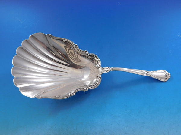 Chantilly by Gorham Sterling Silver Cracker Scoop with Applied Lacing 8" Old
