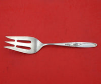 Rose Solitaire by Towle Sterling Silver Cold Meat Fork 9 1/4" Serving Heirloom