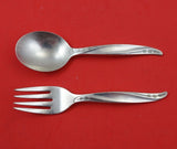 Pine Spray by International Sterling Silver Baby Set 2pc Original 4 1/8" Infant