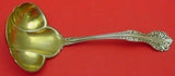 Florentine by Alvin Sterling Silver Gravy Ladle Gold Washed 6 1/2"