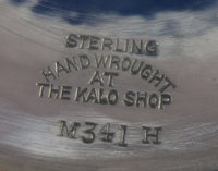 Kalo Sterling Silver Compote Raised Handwrought and Hammered #M341-H (#1575)