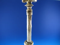 Silverplate Hookah / Water Pipe with Four Chains Various Implements (#6493)