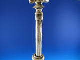 Silverplate Hookah / Water Pipe with Four Chains Various Implements (#6493)