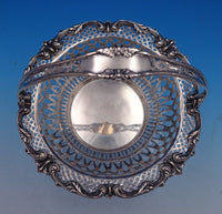 Redlich Co Sterling Silver Basket/Candy Dish Swing Handle Pierced #5288B (#7786)