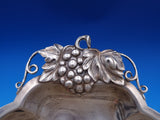 Durham Sterling Silver Serving Platter with Grapes #495 Retailed by Fina (#8375)