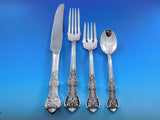 Trellis by Vera Wang Sterling Silver Flatware Set Service 30 pcs Dinner Scarce