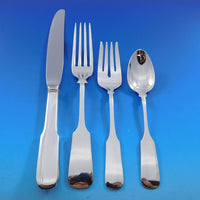 Old English Tipt by Gorham Sterling Silver Flatware Set 8 Service 50 pcs Dinner