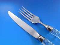 Waterford Crystal Handle Flatware Set Service Lot 20 pcs Dinner Forks & Knives
