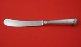 English Georgian Sterling Silver Regular Knife unreadable w/ engraved boar 9"