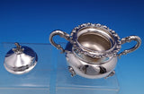 Alt-Heidelberg Sterling Silver Tea Set 4pc with Silverplate Tray (#8032)