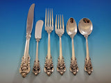 Grande Baroque by Wallace Sterling Silver Flatware Set for 48 Service 303 Pcs