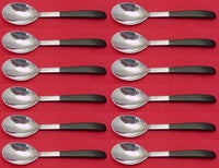 Contrast by Lunt Sterling Silver Teaspoon Set of 12 pcs 6 3/8"