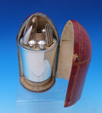 Austrian .812 Silver Traveling Set 6pc in Fitted Leatherette Case (#7566)