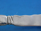 Lap Over Edge Acid Etched Tiffany Sterling Silver Fish Knife Bird Cattail 7 7/8"