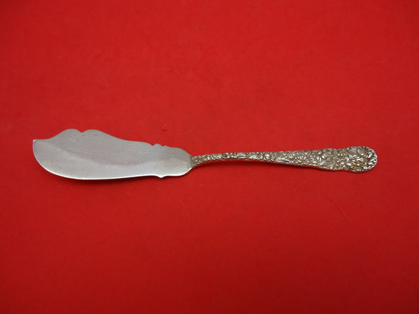 Chrysanthemum by Stieff Sterling Silver Master Butter Flat Handle 7 1/4"