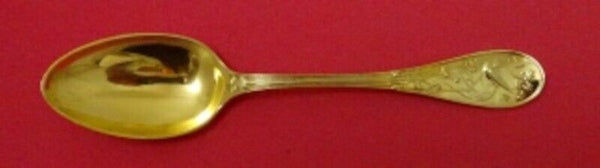 Audubon Gold by Tiffany and Co Sterling Silver Teaspoon 6 1/4" Flatware Heirloom