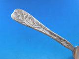 Lap Over Edge Acid Etched by Tiffany Sterling Regular Fork with Figs 7 1/4"